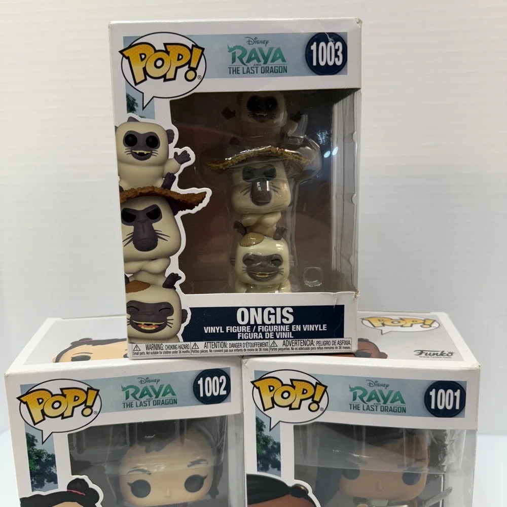 Funko‎ - POP Disney: Raya and The Last Dragon - Namaari 1001, Noi-1002, Ongis